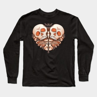 Skull Heart Long Sleeve T-Shirt